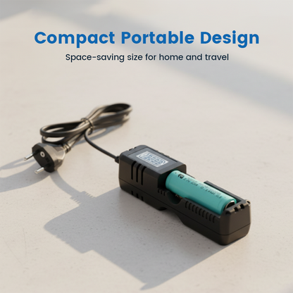 🔋 Universal LCD Lithium Battery Charger ♻️