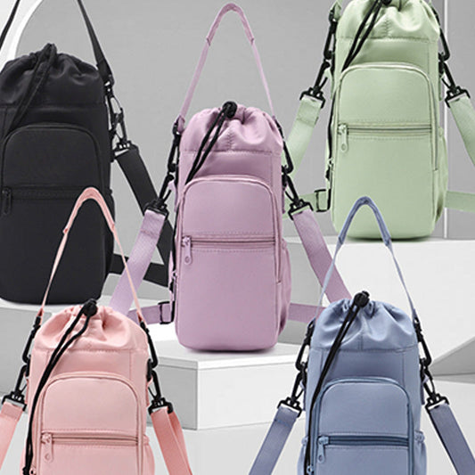🏆LAST DAY SALE 50% OFF🔥Water Bottle Carrier Bag with Phone Pockets