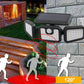 ☀️Solar 3-Heads Wall Light With Sensor Lighting Function