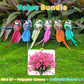 🐦12PCS Artificial Feathered Birds with Clips🌈