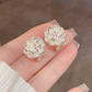💎Elegant Sparkling Floral Stud Earrings☁️