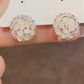 💎Elegant Sparkling Floral Stud Earrings☁️