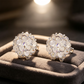 💎Elegant Sparkling Floral Stud Earrings☁️