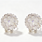 💎Elegant Sparkling Floral Stud Earrings☁️