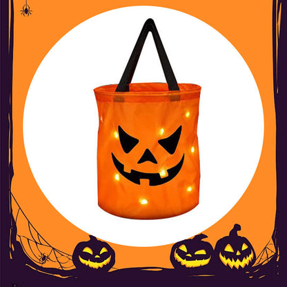 🎃 Halloween Glowing Pumpkin Candy Handbag