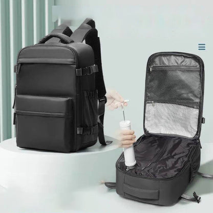 Vacuum Compressible Business Travel Backpack