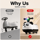 📢📢50% OFF !! ⏰Panda Baby Ride-On Sliding Car with Music and Lights