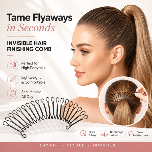 🎁2026 New Arrivals 50% OFF💥✨ Flexible Invisible Hair Comb—invisible, flexible, and non-slip—instantly creates a perfectly secure hold! 🌟