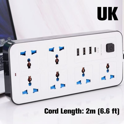 🔌 Multi-Outlet Power Strip with Extension Cord ⚡