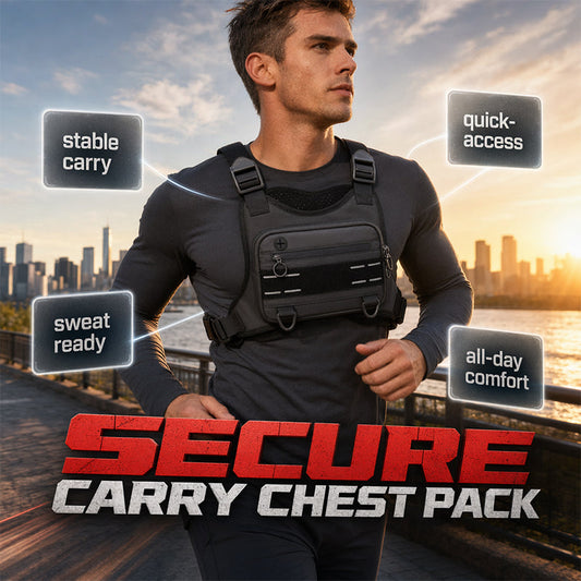 🏃 Lightweight Breathable Outdoor Chest Pack