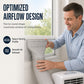 Portable AC Window Flat Vent Adapter & Exhaust Hose