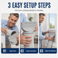 Portable AC Window Flat Vent Adapter & Exhaust Hose