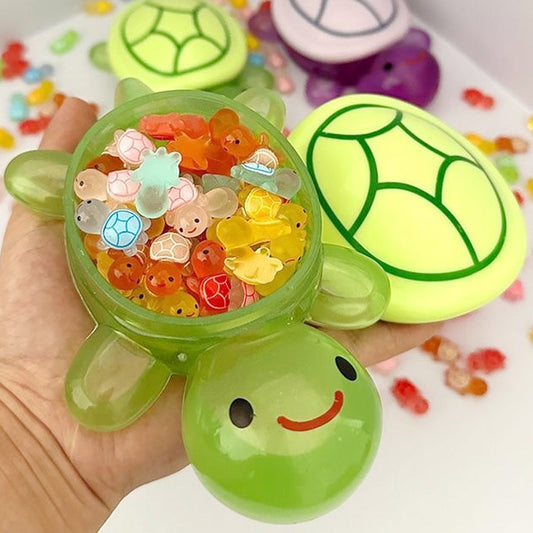 📢📢50% OFF !! ⏰Cute Mini Glow in The Dark Turtle Toy