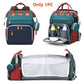 🎒 Foldable Diaper Bag with Changing Station