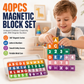🧲 Magnetic Alphabet Number Cubes for Children
