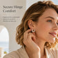 💫 50% OFF – Large Crystal Hoop Earrings – Gold-Plated, Nickel-Free & Lightweight – Perfect for Everyday Elegance 💎