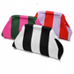 Knit Striped Dumpling Clutch Bag