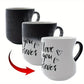 ❤️ Color Changing Heart Handle Ceramic Mug for Valentine's Day ☕