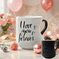 ❤️ Color Changing Heart Handle Ceramic Mug for Valentine's Day ☕