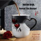 ❤️ Color Changing Heart Handle Ceramic Mug for Valentine's Day ☕