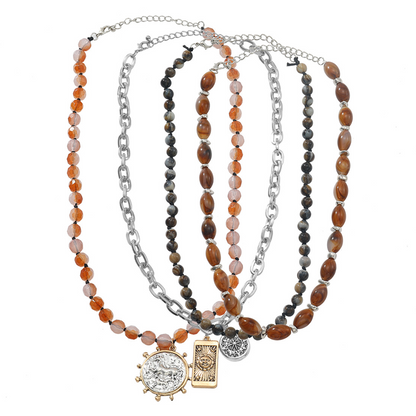 🌿 Retro Multi-Layer Beaded Necklace 💎