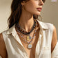 🌿 Retro Multi-Layer Beaded Necklace 💎