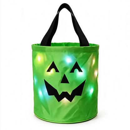 🎃 LED Light Up Halloween Candy Bucket 💡
