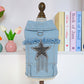 👑 Cute Princess Denim Dog Jacket 🐶