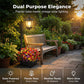 📢📢50% OFF !! ⏰Outdoor Solar Garden Light with Planter Base