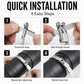 🔒 Heavy Duty Stainless Steel Cable Tie with Flip Lock Buckle ⚙️