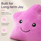 🌈 Cute Smiling Star Glowing Plush Pillow 🧸