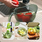 🎁2026 New Arrivals 50% OFF💥Wash Rice Without Losing a Grain – Fine Mesh Colander Bowl with Handle. UK Stock