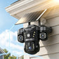 🎁2026 New Arrivals 50% OFF💥Solar Triple-Lens Security Camera – 360° Coverage, Wireless & All-Weather – Clear Day/Night Monitoring 🏠