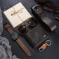 🎁2026 New Arrivals 50% OFF💥Men's 5-Piece Gift Set with Watch Wallet Belt Sunglasses Keychain⌚🕶️