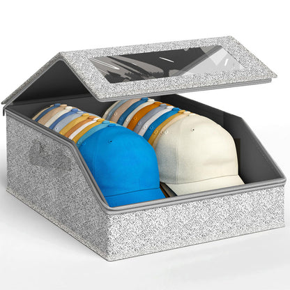 🎁2026 New Arrivals 50% OFF💥Stackable Hat Storage Box with Clear Window