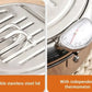 🎁2026 New Arrivals 50% OFF💥201 Stainless Steel Tempura Fryer Pot – Thermometer, Drain Rack, Deep‑Body ✨
