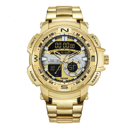 🎁2026 New Arrivals 50% OFF💥Men's Dual‑Display Sports Watch – Analog‑Digital, 3ATM Waterproof, Multi‑Function ✨
