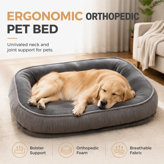 🎁2026 New Arrivals 50% OFF💥All‑Season Ergonomic Comfort Pet Bed – Snug, Breathable, Cozy ✨