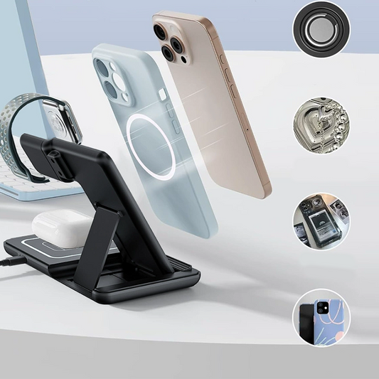 🎁2026 New Arrivals 50% OFF💥3-in-1 Wireless Charging Station – Charge Your Phone, Watch & Earbuds Together ✨