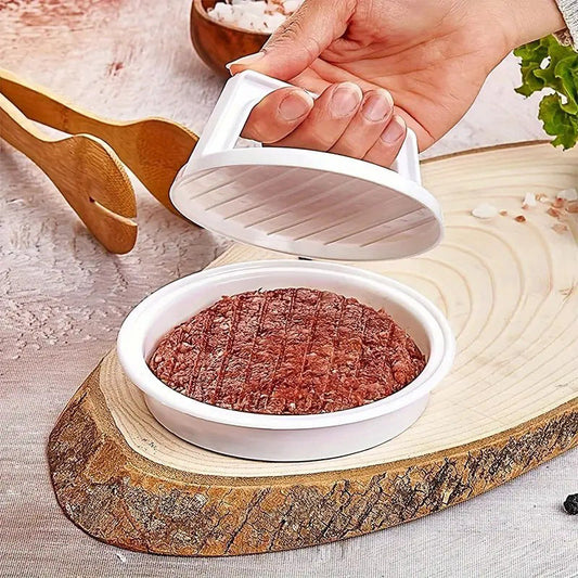 🎁2026 New Arrivals 50% OFF💥Burger Press – Uniform patties, fat‑draining plate & non‑slip grip ✨