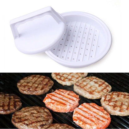 🎁2026 New Arrivals 50% OFF💥Burger Press – Uniform patties, fat‑draining plate & non‑slip grip ✨