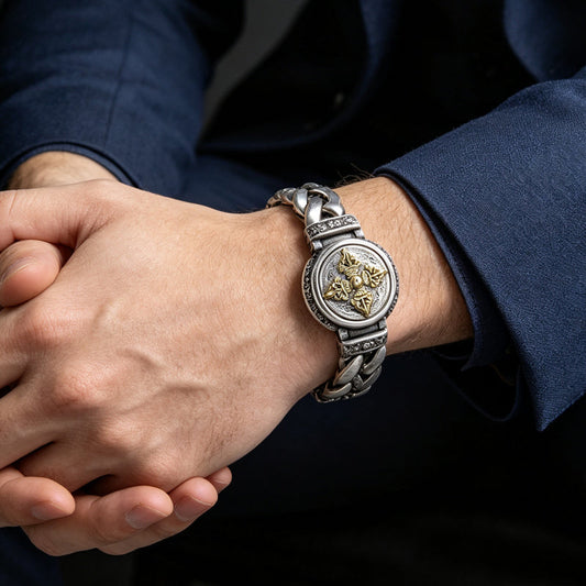 🎁2026 New Arrivals 50% OFF💥Vintage Rotating Vajra Bracelet for Men – Retro Texture, Interactive Design, Stylish Gift 🧑