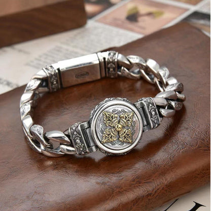 🎁2026 New Arrivals 50% OFF💥Vintage Rotating Vajra Bracelet for Men – Retro Texture, Interactive Design, Stylish Gift 🧑