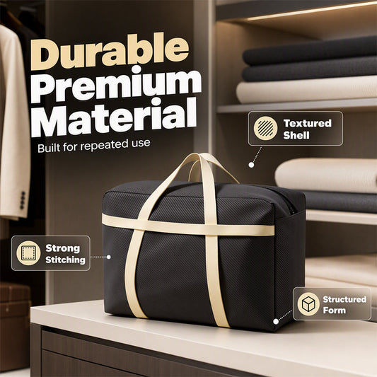🎁2026 New Arrivals 50% OFF💥 Heavy-Duty Large Storage Bag with Reinforced Handles & Dual Zippers – Tear-Resistant Breathable Non-Woven Fabric, Load-Bearing Webbing Handles, Smooth Two-Way Zippers & Dustproof Water-Resistant Protection – 6 Sizes 3 Colors 🏠