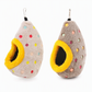 🎁2026 New Arrivals 50% OFF💥Hanging Cotton Bird Nest Hammock – Double-Layer Fleece Warmth, Enclosed Oval Nesting Cave & Durable Metal Hook – Cozy Winter Hideout for Small Birds 🥚