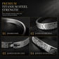 🎁2026 New Arrivals 50% OFF💥18K Vacuum Plated Titanium Steel Bangle – Radiant Mirror-Like Finish, Intricate Engraved Lettering & Tarnish-Free Premium Steel – Hypoallergenic Elegance for Daily Wear 💛