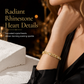 🎁2026 New Arrivals 50% OFF💥Gold Rhinestone Heart Chain Bracelet – Light Luxury, Parisian Style 🤍