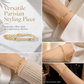 🎁2026 New Arrivals 50% OFF💥Gold Rhinestone Heart Chain Bracelet – Light Luxury, Parisian Style 🤍