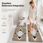 🎁2026 New Arrivals 50% OFF💥4 Piece Faux Cashmere Absorbent Bathroom Rug Set with Rectangular Mat U Shaped Toilet Mat Toilet Lid Cover and Long Runner Rug 🧽