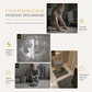 🎁2026 New Arrivals 50% OFF💥4 Piece Faux Cashmere Absorbent Bathroom Rug Set with Rectangular Mat U Shaped Toilet Mat Toilet Lid Cover and Long Runner Rug 🧽